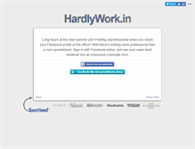 Tablet Screenshot of hardlywork.in
